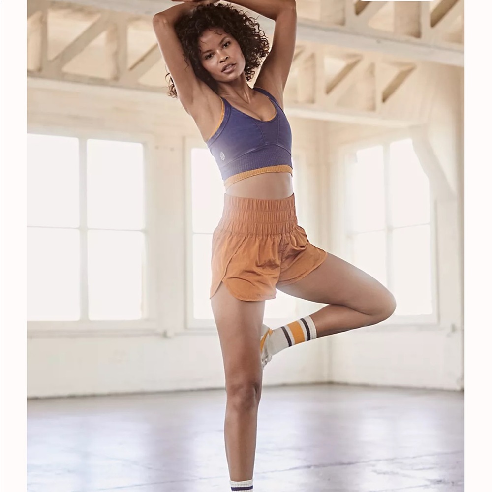 Free People (fp movement) The Way Home Shorts in color Toasted Coconut